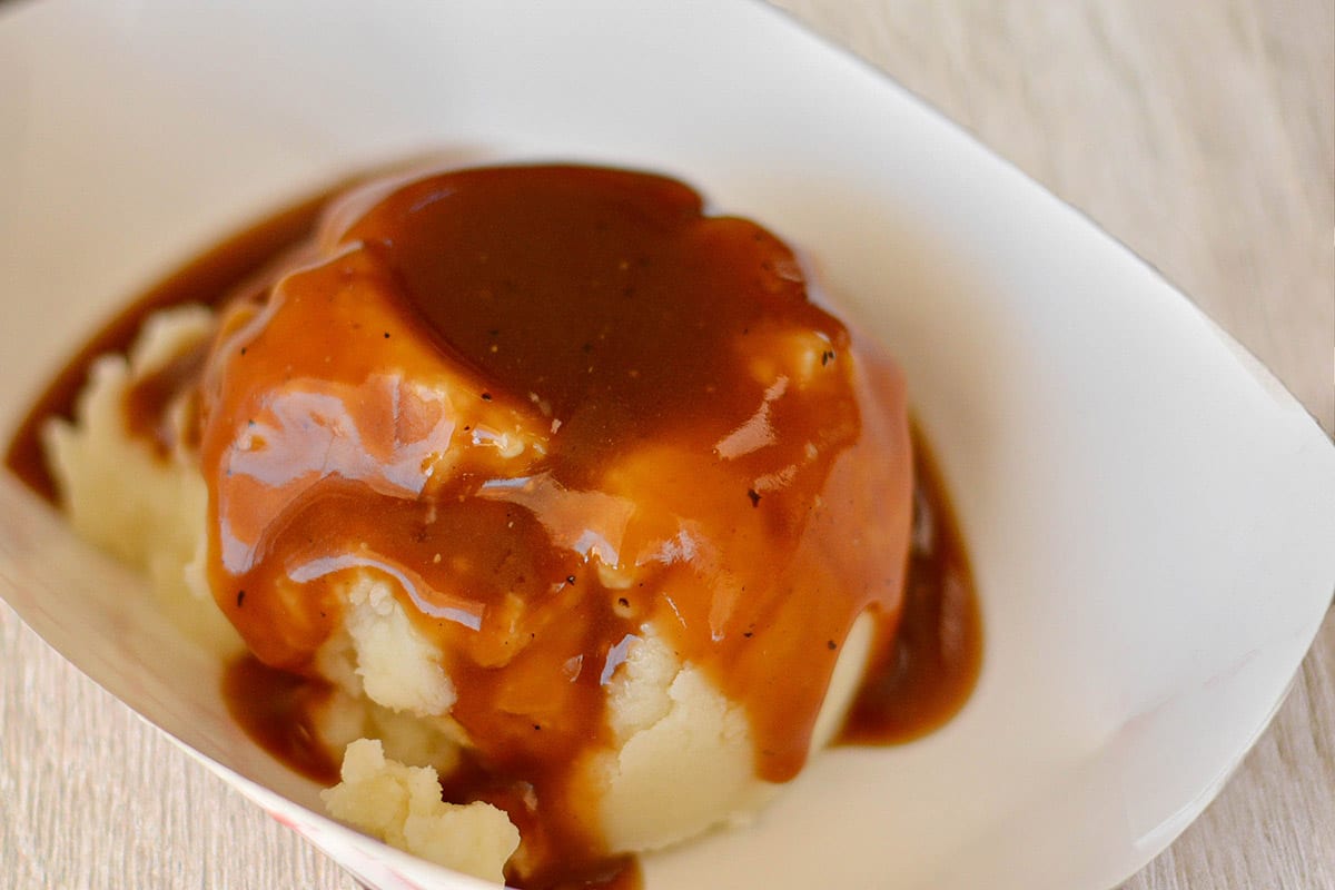 Mashed Potatoes with Gravy.