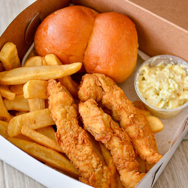 Fast Food Delivery: Southern Fried Chicken and Sweet Tea